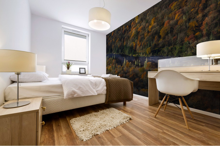 Et au milieu Mural print