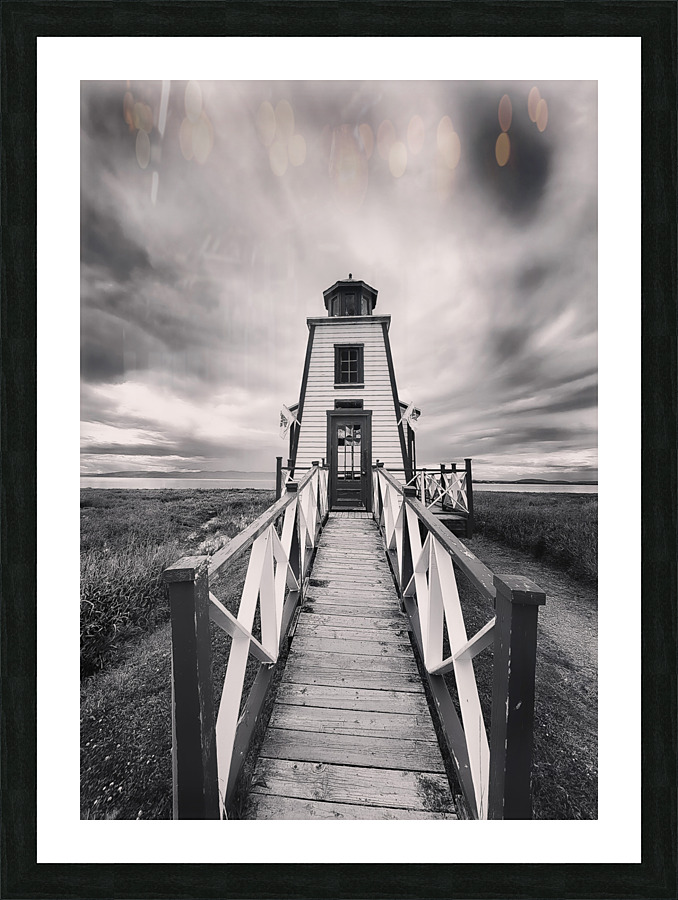 Phare NB Picture Frame print