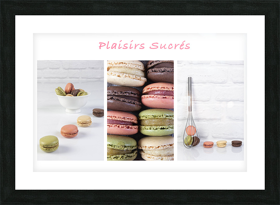 Triptyque Macarons Picture Frame print