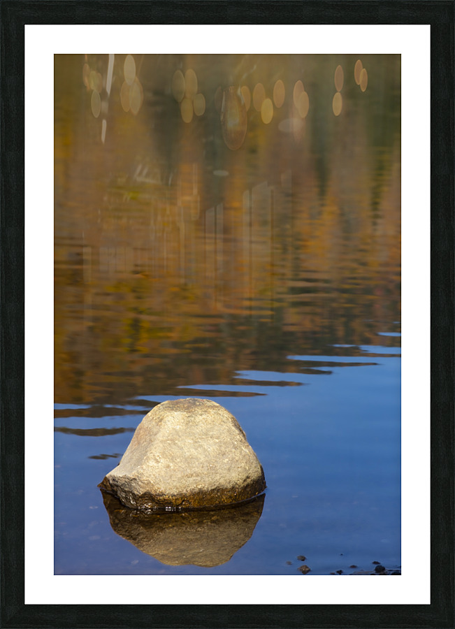 The stone Picture Frame print