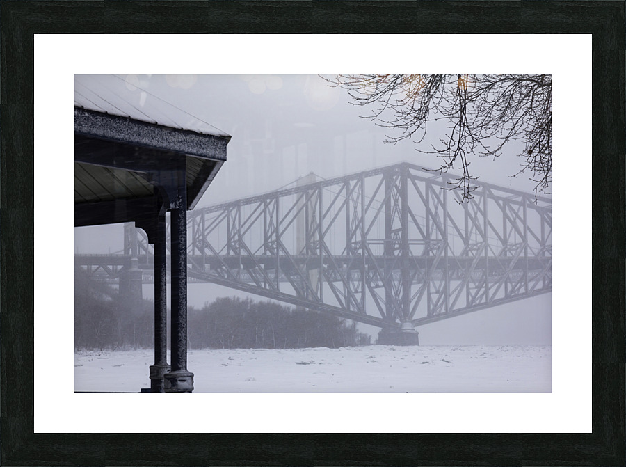 The Bridge Picture Frame print
