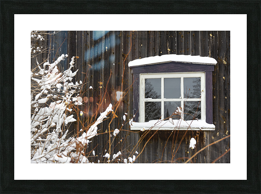 Barn Window Picture Frame print