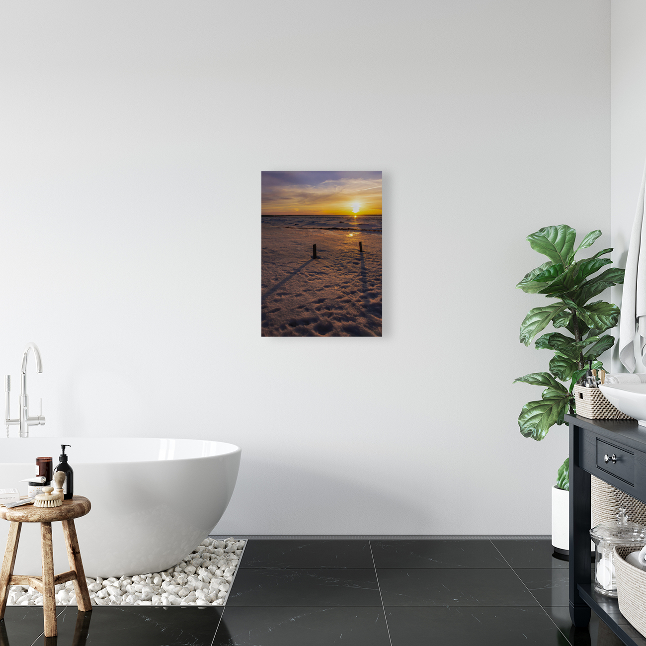 Sunset Fleuve Reproduction