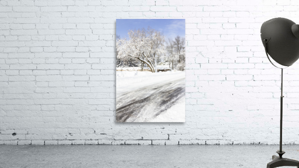 Chemin enneige Wall Preview