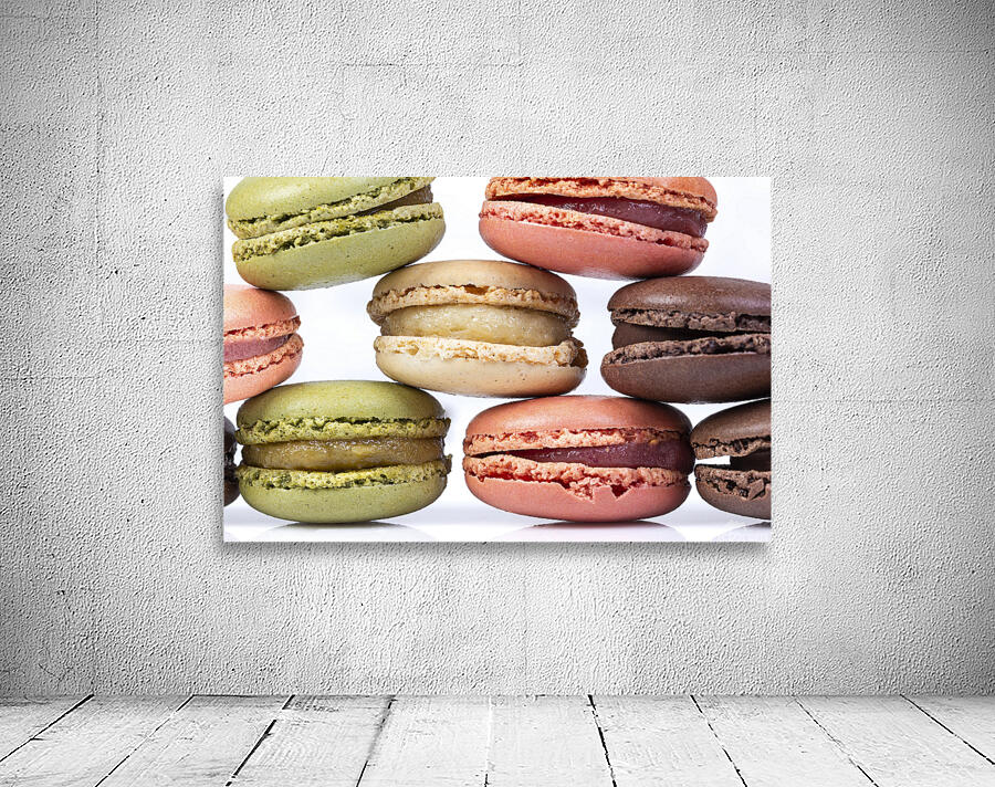 Macarons closeup Wall Preview