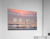 Sunrise Paddleboarder Acrylic Print
