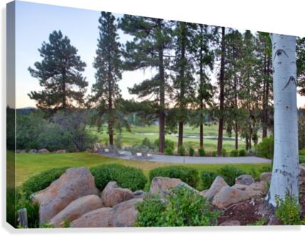 Sunrise on the Course Canvas Print