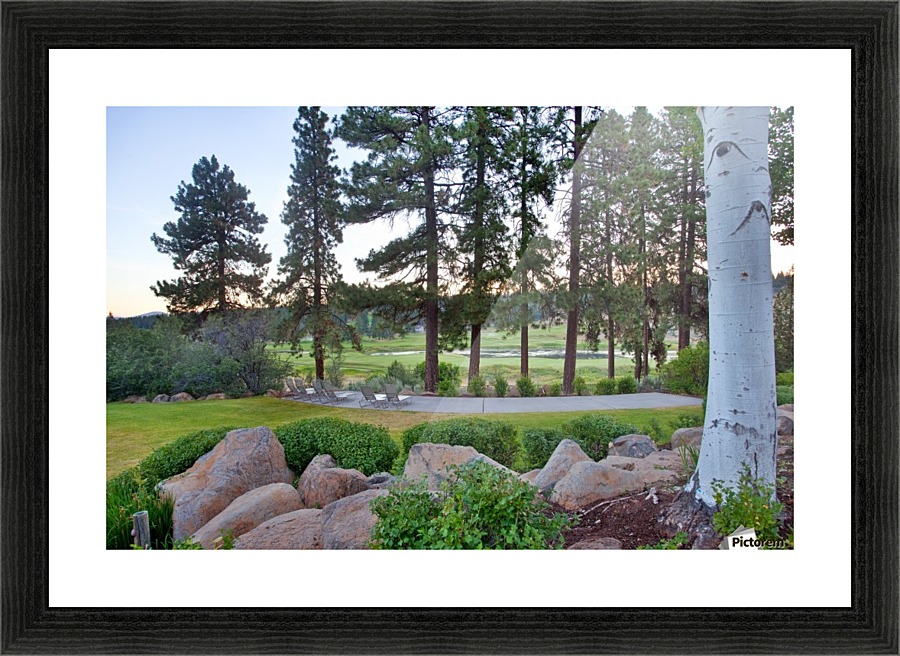 Sunrise on the Course Picture Frame print