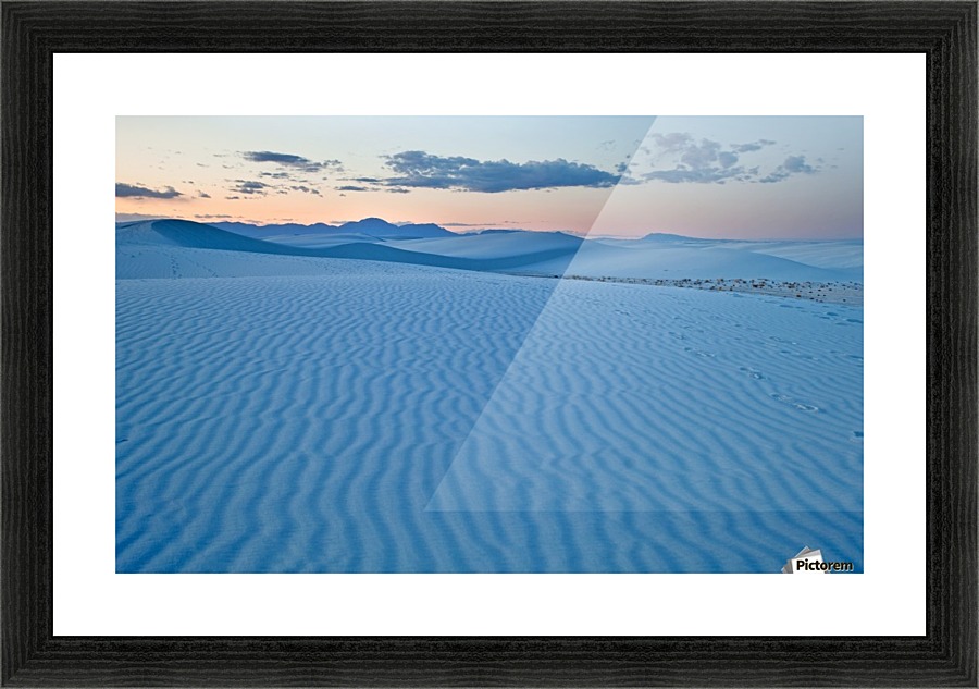 Cool Blue Picture Frame print