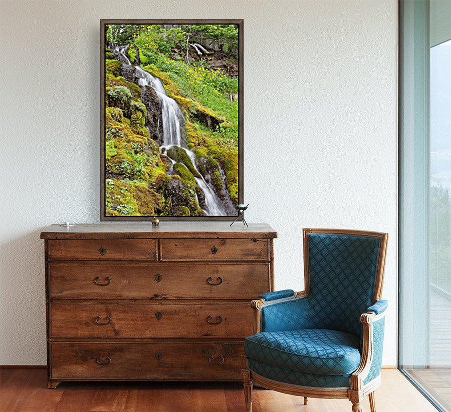 Oregon Waterfall Reproduction