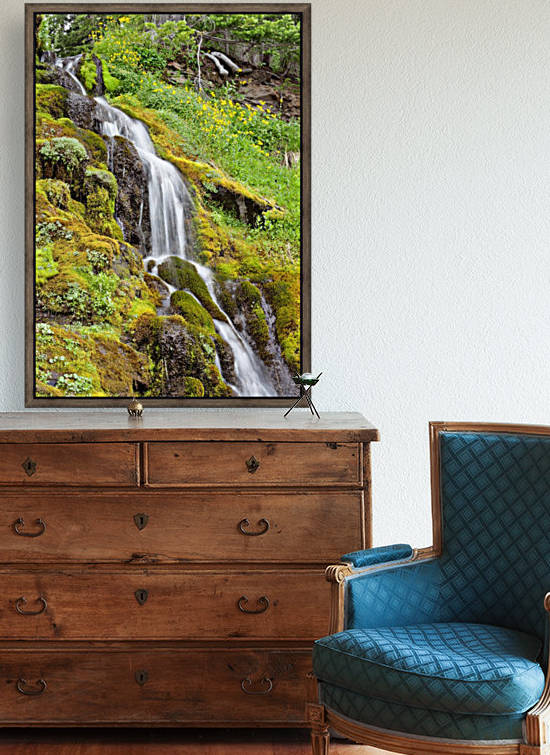 Oregon Waterfall Reproduction