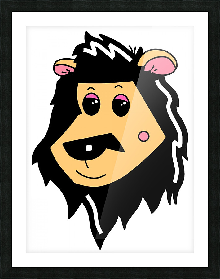 lion1 Picture Frame print