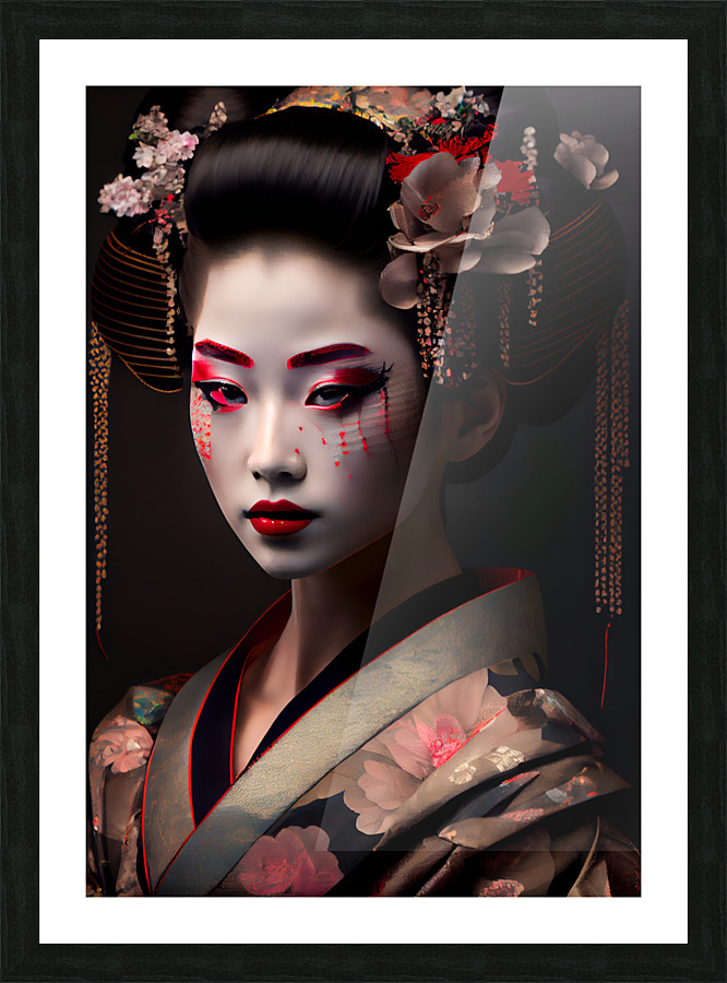 Flaming Passion Picture Frame print