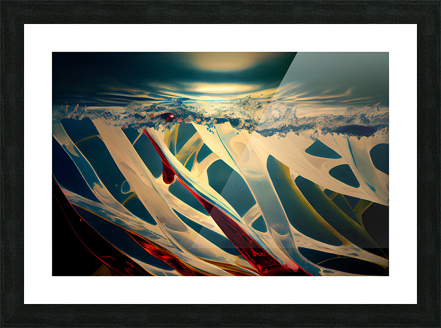Transparent Reflections Picture Frame print