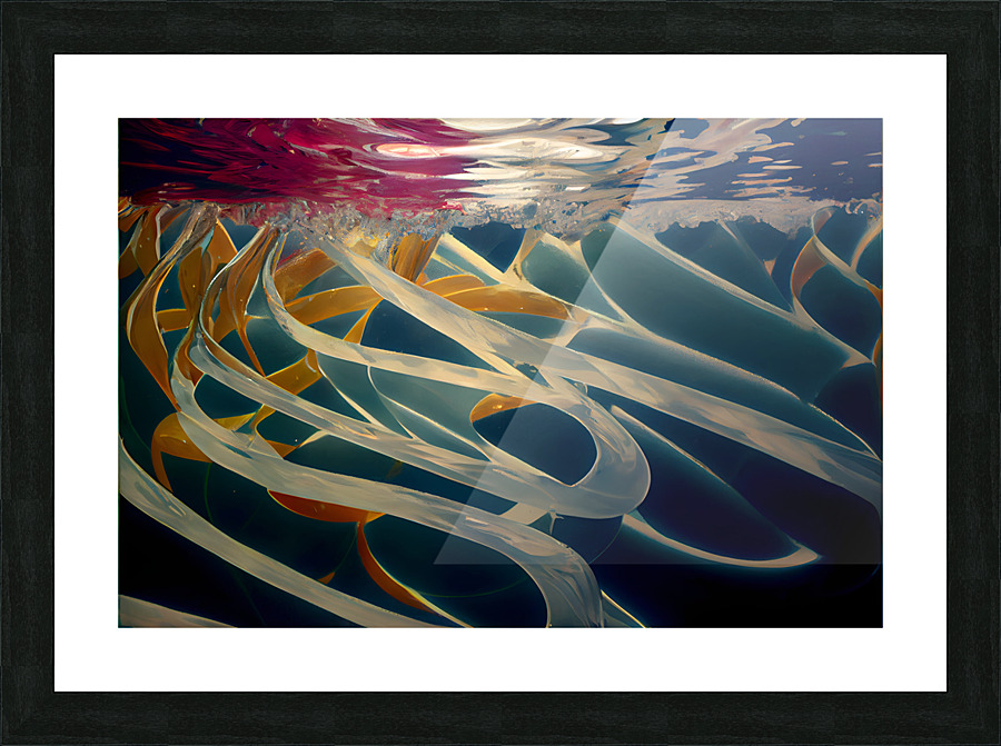 Glass Sea scape Picture Frame print