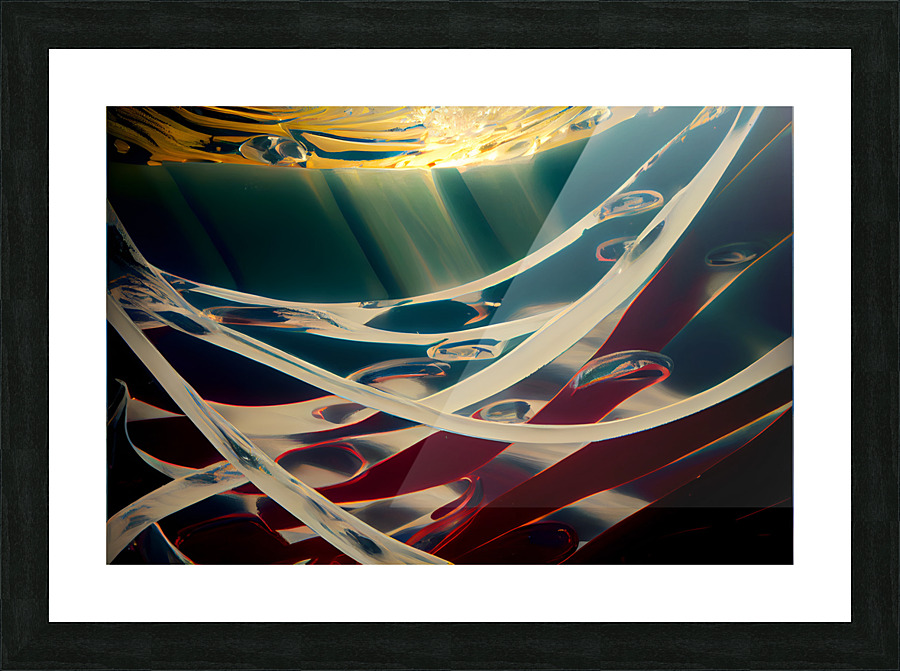 Whimsical Glasswork Picture Frame print