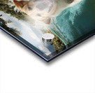 un labrador retriever enthousiaste plonge  Acrylic print