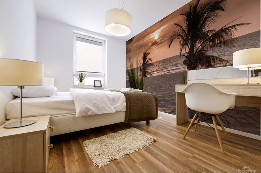 imaginez ceci vous vous trouvez sur une plage de Mural print