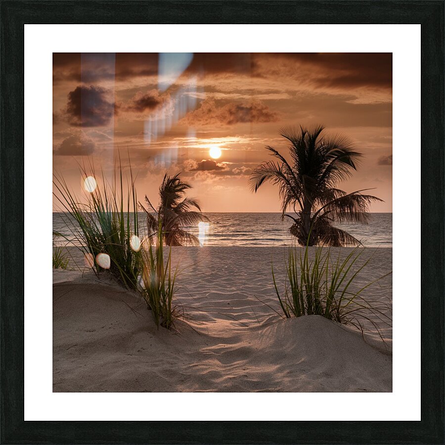 imaginez ceci vous vous trouvez sur une plage de Picture Frame print