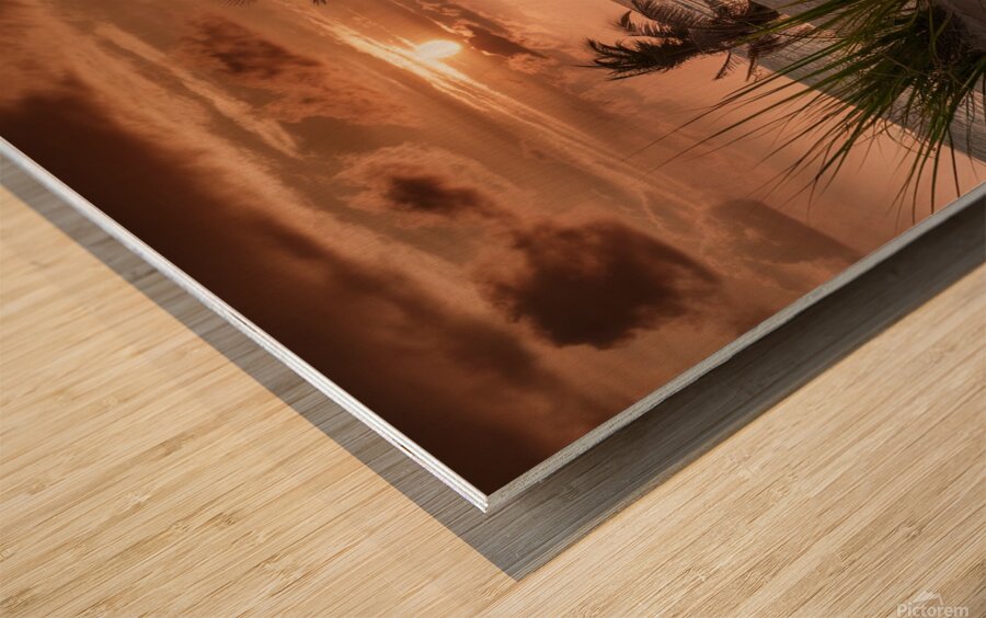 imaginez ceci vous vous trouvez sur une plage de Wood print