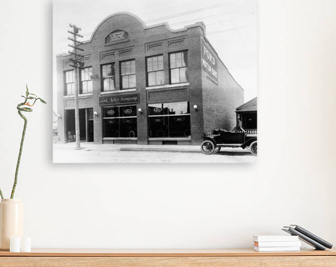 Ford Motor Car Company Calgary Alberta circa 1914 by Canadian Retro