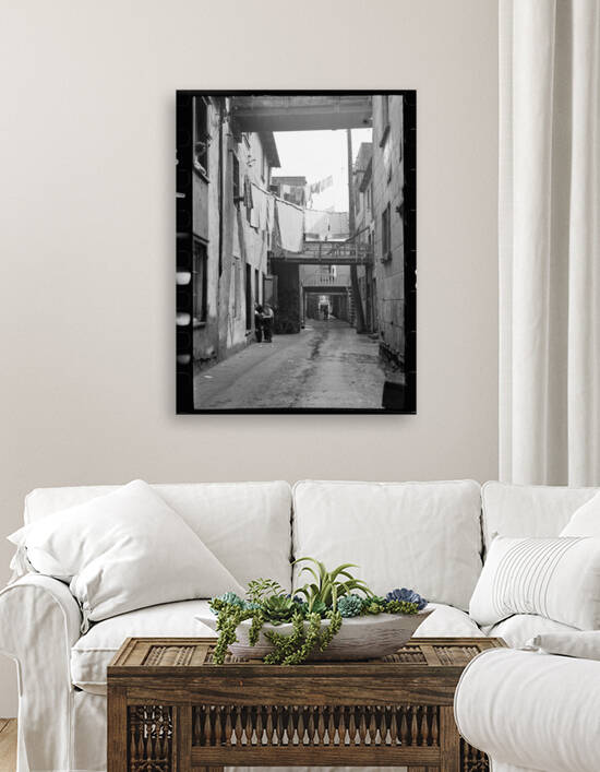 Sous Le Cap Slum Alley Montreal Quebec Canada circa 1937 by Canadian Retro