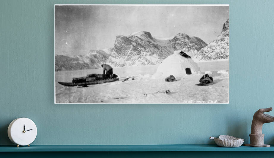 Igloo Build Collection  1 - Northwest Territories Canada - circa 1927 by Canadian Retro
