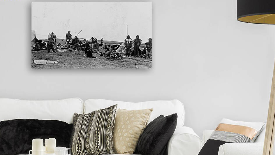 Inuit Camp Northwest Territories - circa 1927 by Canadian Retro