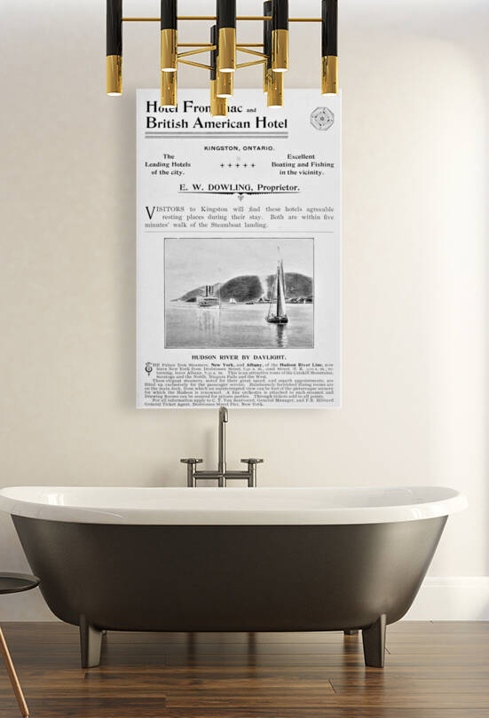 Kingston Ontario Canada - Frontenac Hotel Vintage Advertising by Canadian Retro