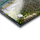  peacock spreading its wings in a beautiful  Acrylic print