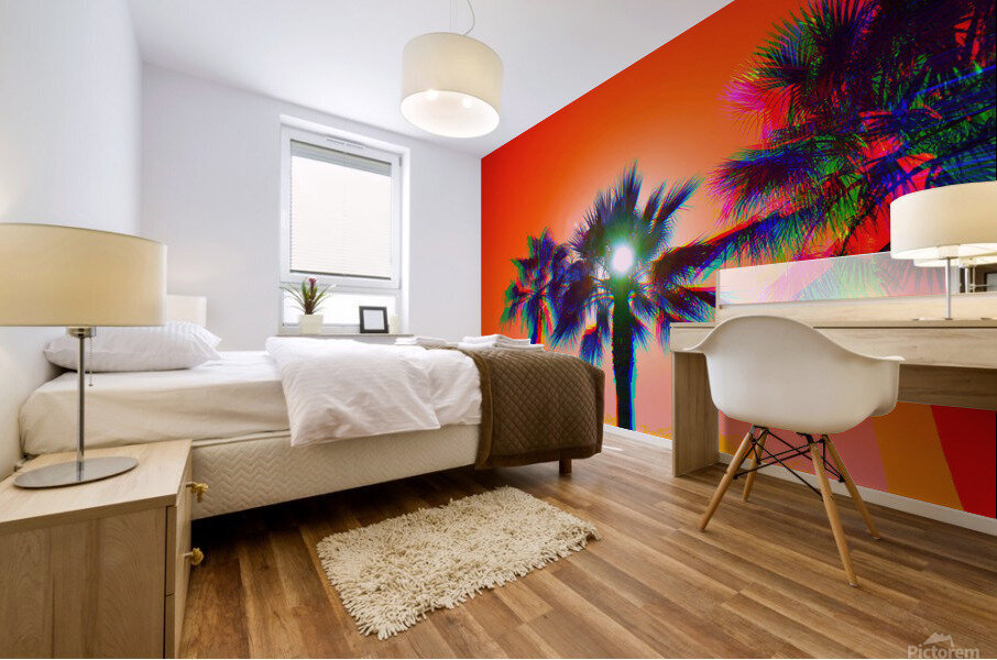 SunPalm 1 Mural print