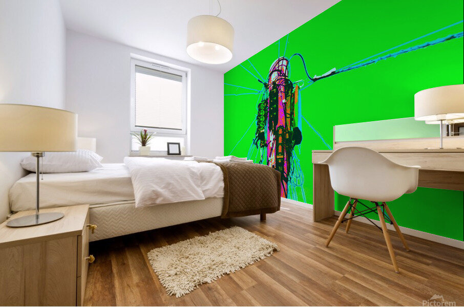 Wired 11 Mural print