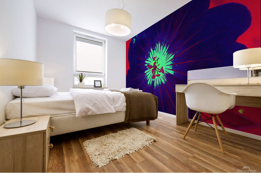 Blue Petl G Mural print