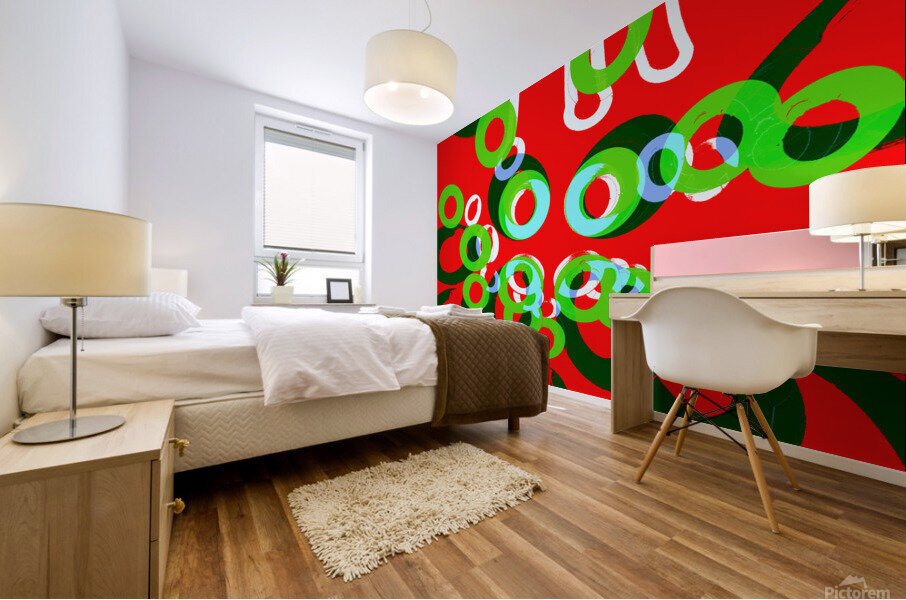 Hoops 10 Mural print