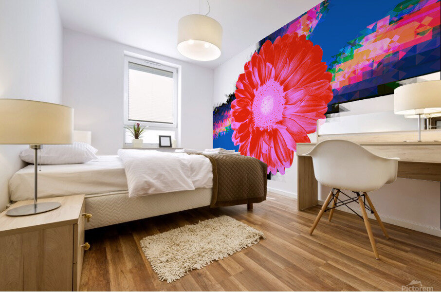 Orangebom 8 Mural print