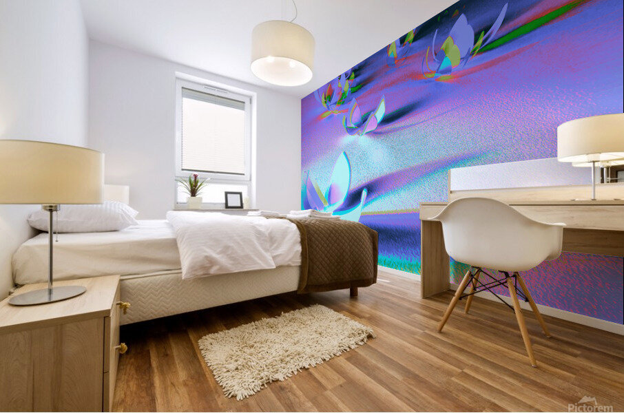 Flutter 3 Mural print
