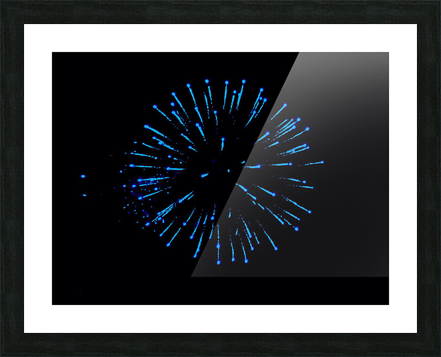 Geo Fireworx2 Picture Frame print