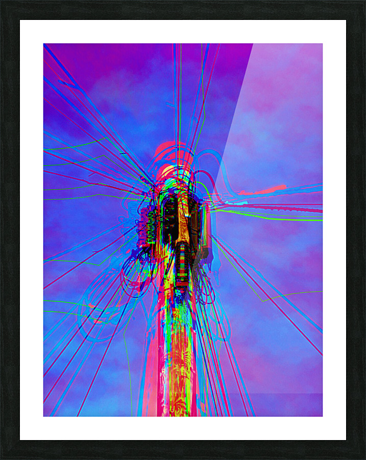 Wired 4 Picture Frame print