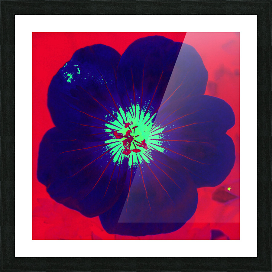 Blue Petl G Picture Frame print