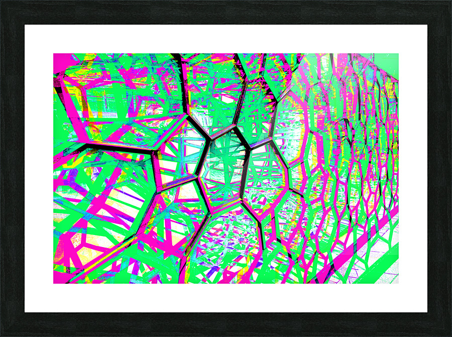 Multigon 2 Picture Frame print