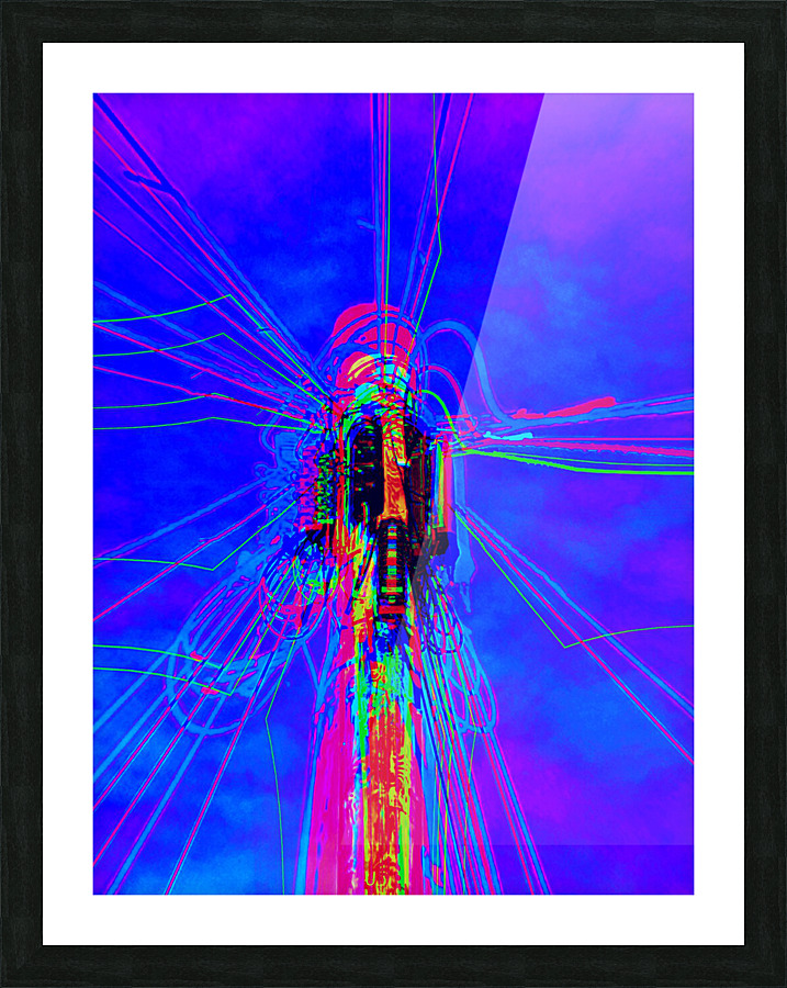 Wired 6 Picture Frame print
