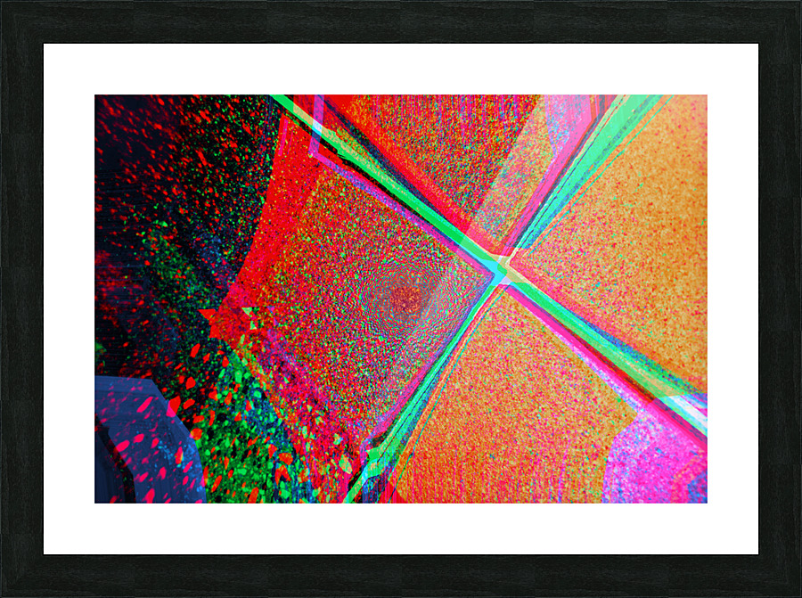 Coastercube 2 Picture Frame print