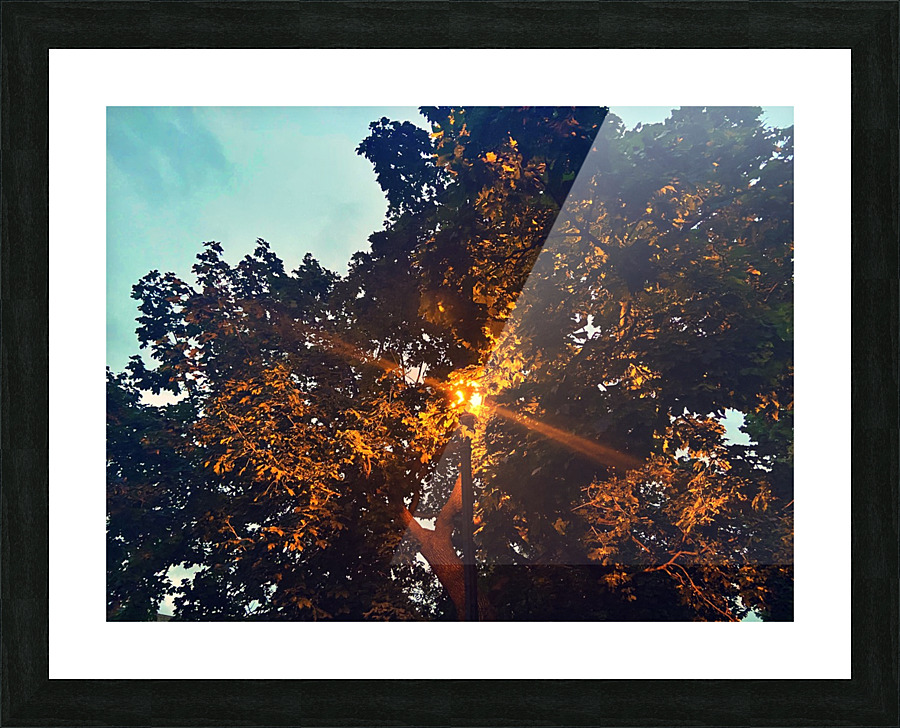 Lights Peak Picture Frame print