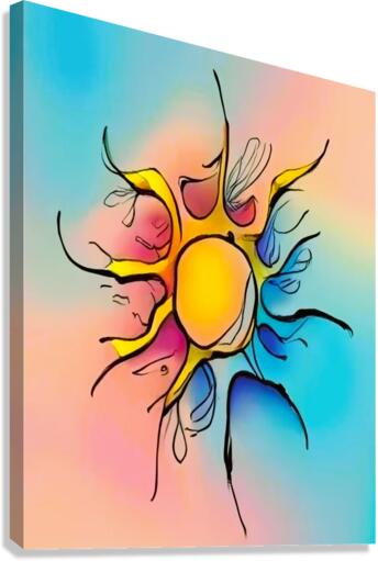 The Sun Wall Art Canvas Print