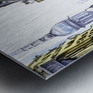 Modern painting for living room My city that I lo Metal print