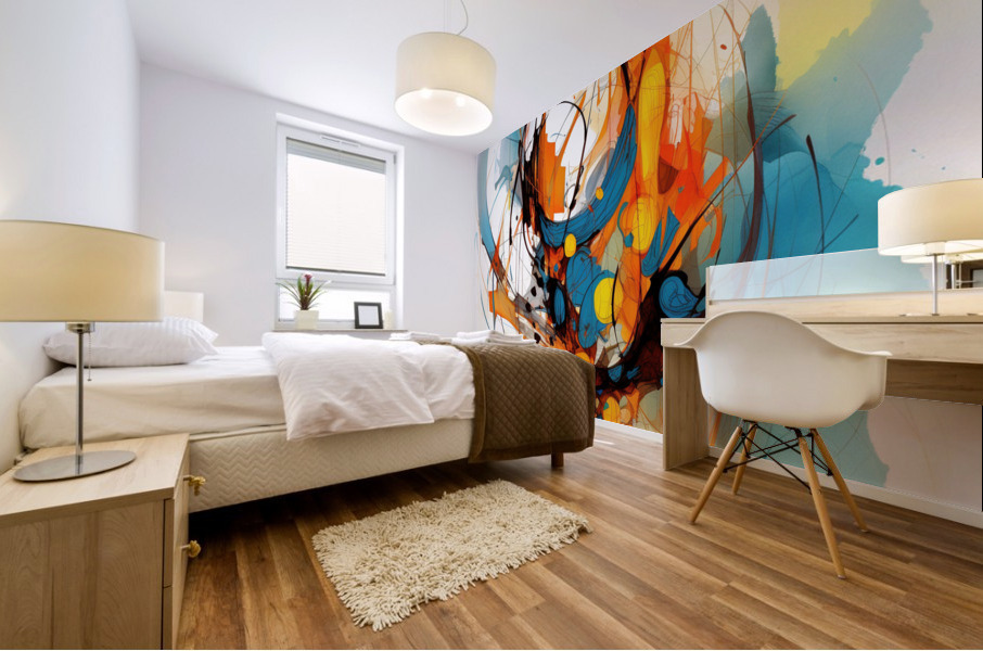 Modern wall art Mural print