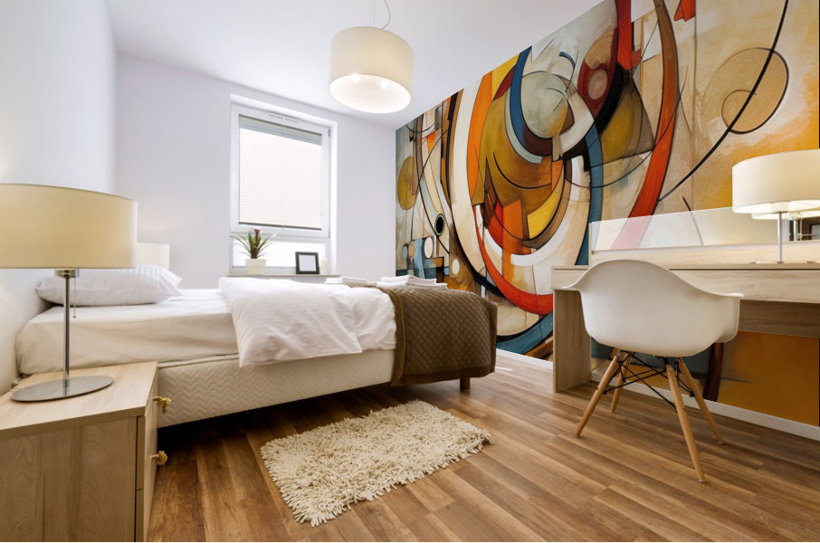Modern art Mural print