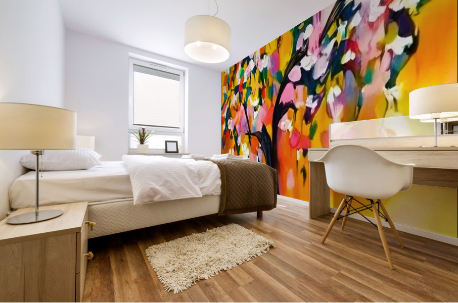 Magic tree painting Mural print