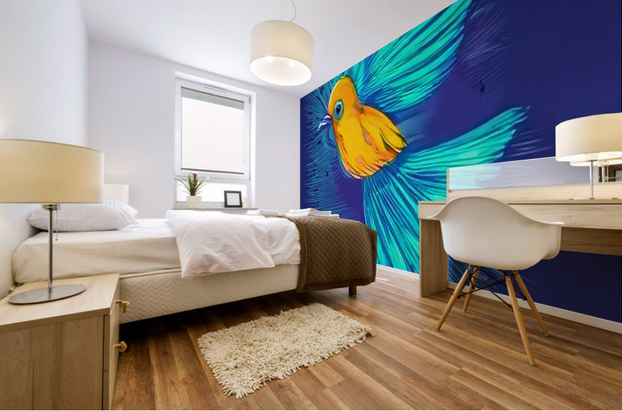 Magic Bird Wall Art Mural print