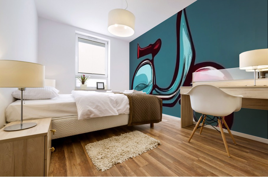 Modern wall art Mural print
